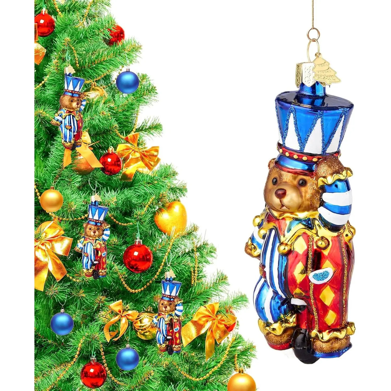 Brown  Christmas Ornament,Glass Ornament,Christmas Tree Decoration