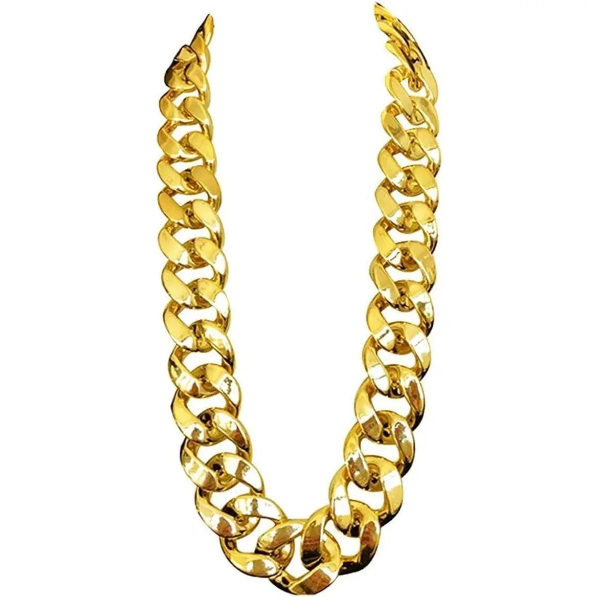 Hop Rapper Plastic Chunky   Chain Necklace,80s/90s Costume Prop