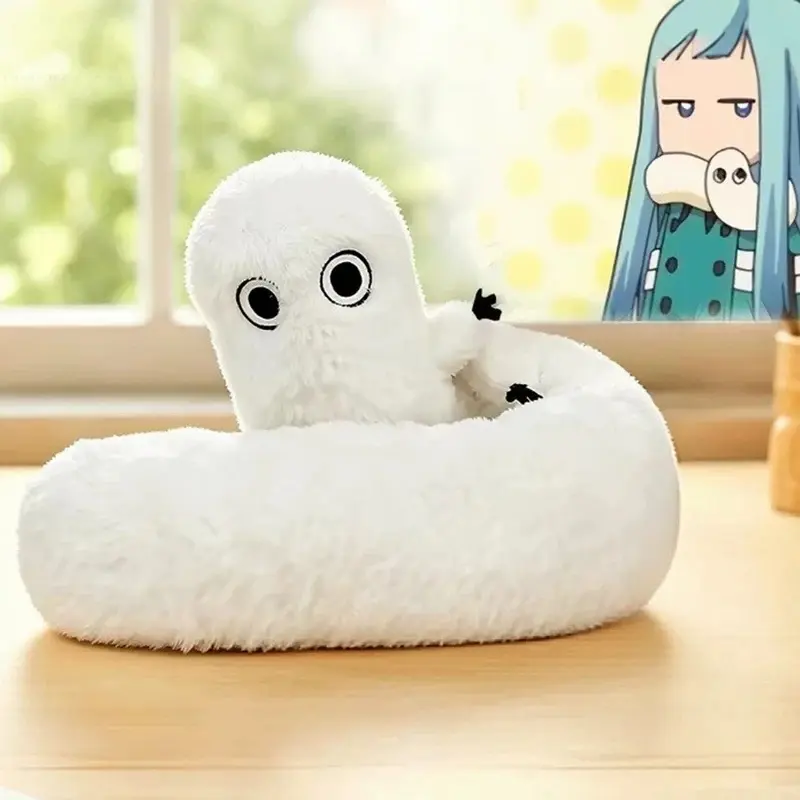 Witch Hat Atelier Fudeworm Plush Toys Fluffy Shapeable Cute Stuffed Toys Anime Brush Buddy Dolls Fans Birthday Gifts Home Decor