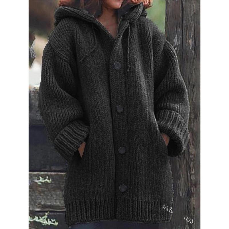 2026 Mid-Length Sweater New Cardigan Hooded Coat M107 camiseta de algodón Spring, Autumn & Winter Sweaters