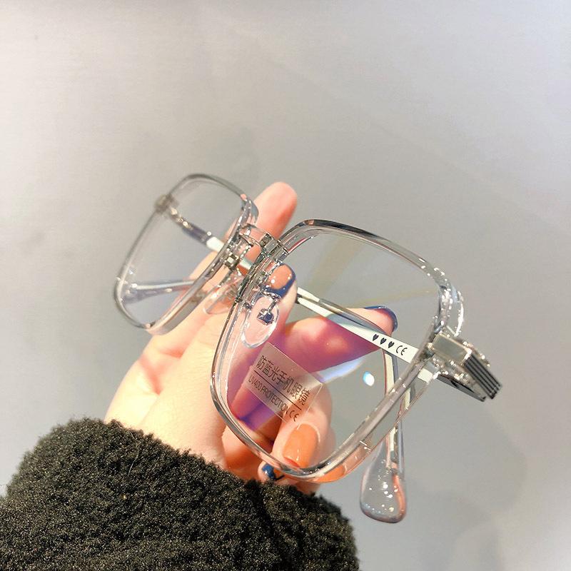 New Color Fashion Myopia Glasses for Women Men Square Transparent Eyeglasses Retro Minus Diopter Eyeglasses Optical Prescription