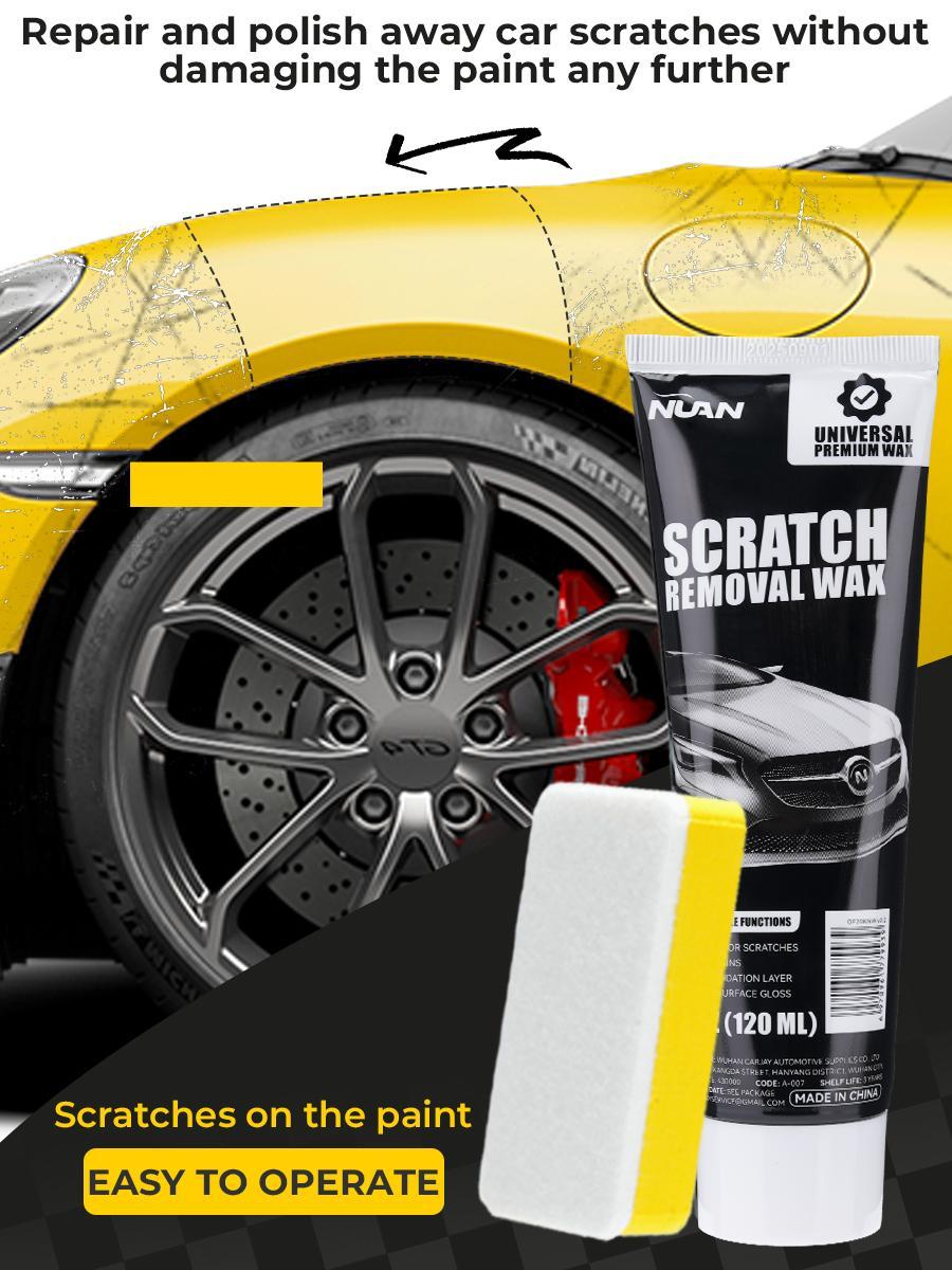 NUAN 2026 Car Scratch Repair Kit, Premium Scratch Fix Wax, Includes Paste, Wipe & Sponge for Vehicles