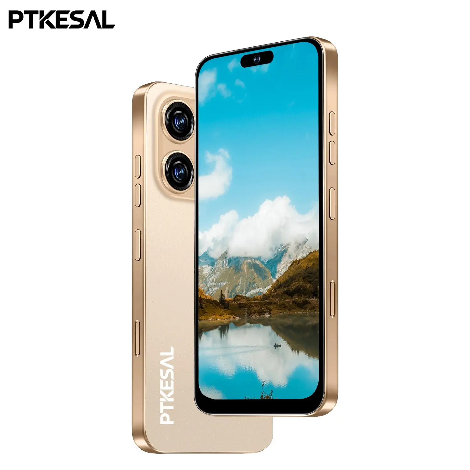 PTKESAL-16 Pro Max, 4100mAh battery life, eight nuclear MTK6750, 4+64GB memory, Android 10, 5+13MP camera, 4G network, true fingerprint smartphone.