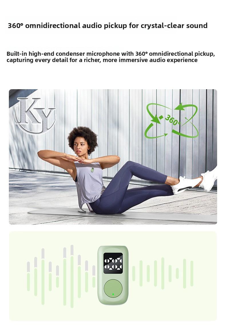 QY88 lavalier microphone, dual output, digital display, new model for mobile live streaming, noise-canceling reverb microphone