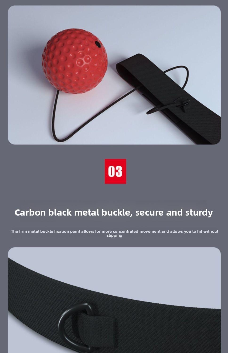 Head-mounted boxing reaction speed ball household boxing training ball decompression vent ball magic ball