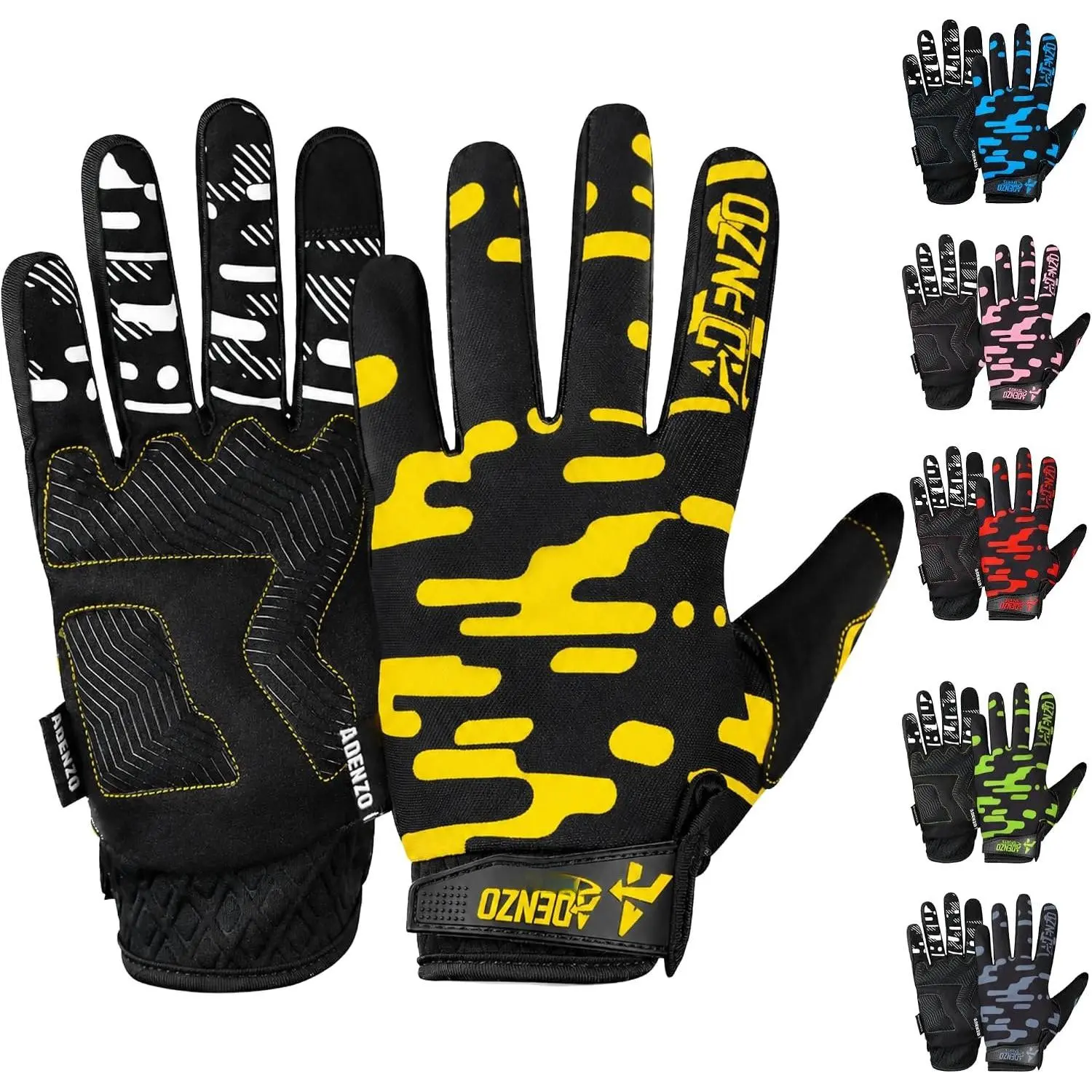 Off-Road  & Dirt  Gloves for Men & Women – Breathable, Non-Slip Outdoor  Gloves for ATV, BMX, MTB Racing & Cycling