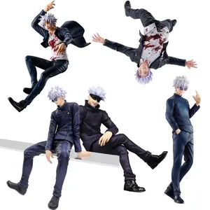 17CM Satoru Gojo Jujutsukaisen Figure Anime Noodle Stopper Animation Model Artwork  Toy Gift Collection Decoration Ornaments PVC