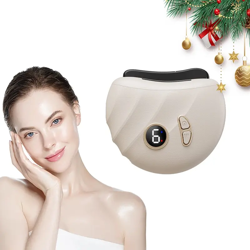 New electric portable stone vibrating scraping board meridian brush, facial massager, suitable for holiday gift giving