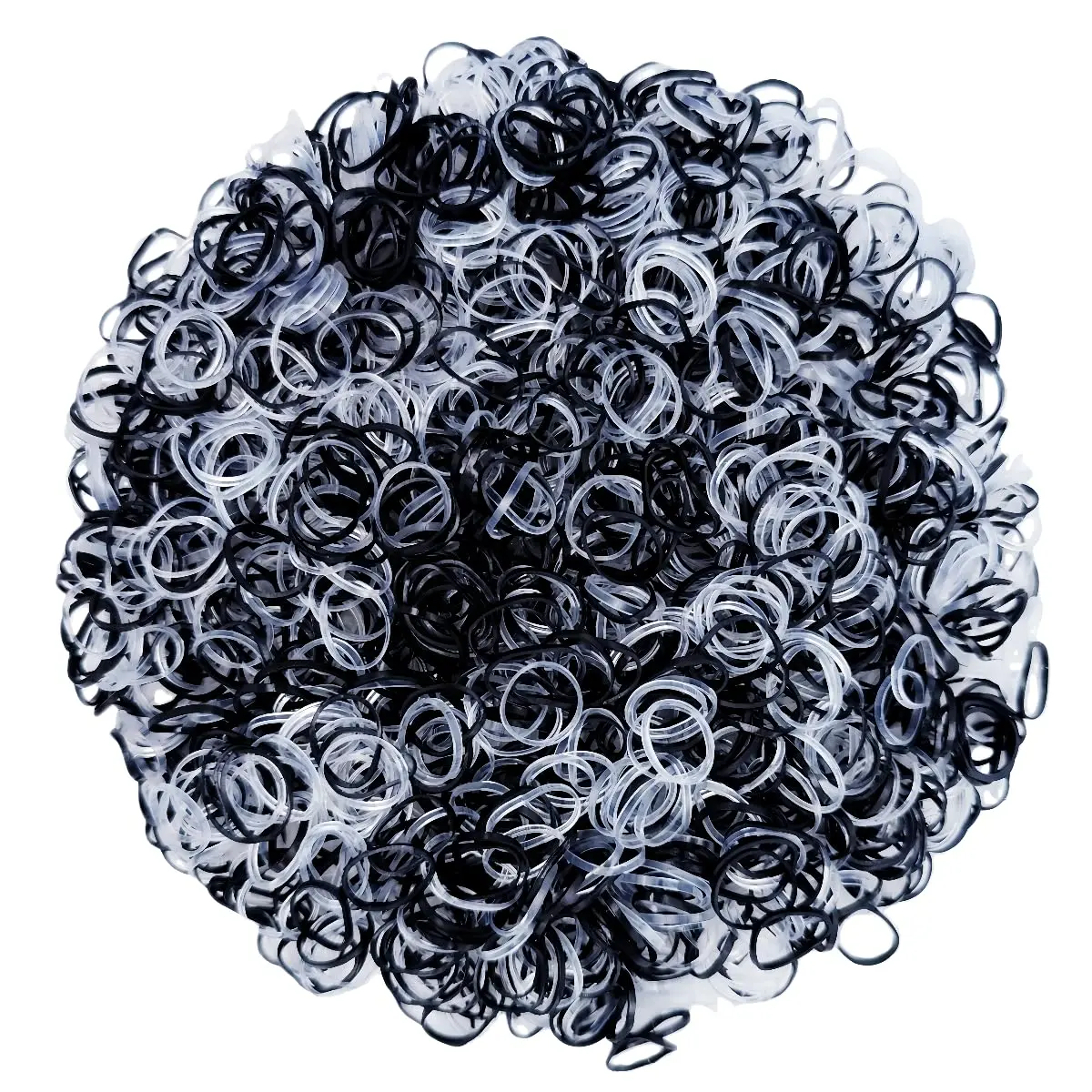 Clear and Black