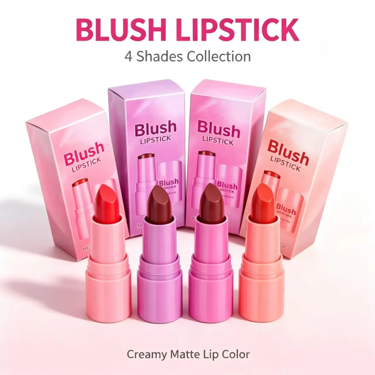 Fruit Jelly Blush & Lip Tint Stick Series, Natural Nude Makeup, Lightweight Long Lasting Easy To Color Dual-Use Blush Lip Stick