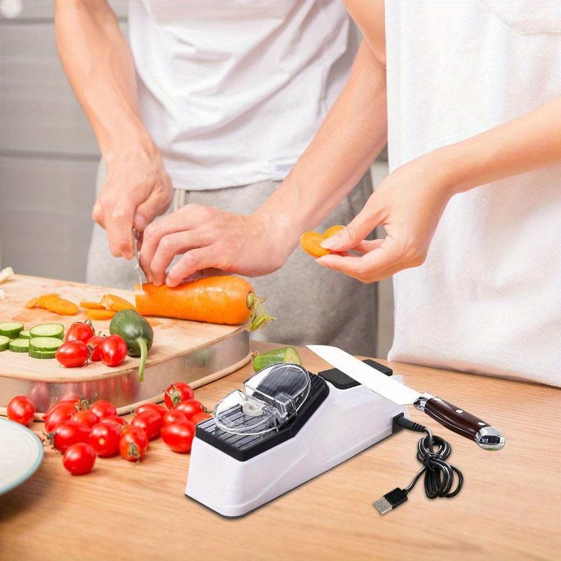 Multifunctional Kitchen Knife Sharpener, Premium Ceramic Sharpening Stone, Practical Household Kitchenware, Portable Quick Sharpening Gadget for All Types of Kitchen Knives, Durable Handheld Tool for Home Cooking, Daily Kitchen Use & Cutlery Maintenance