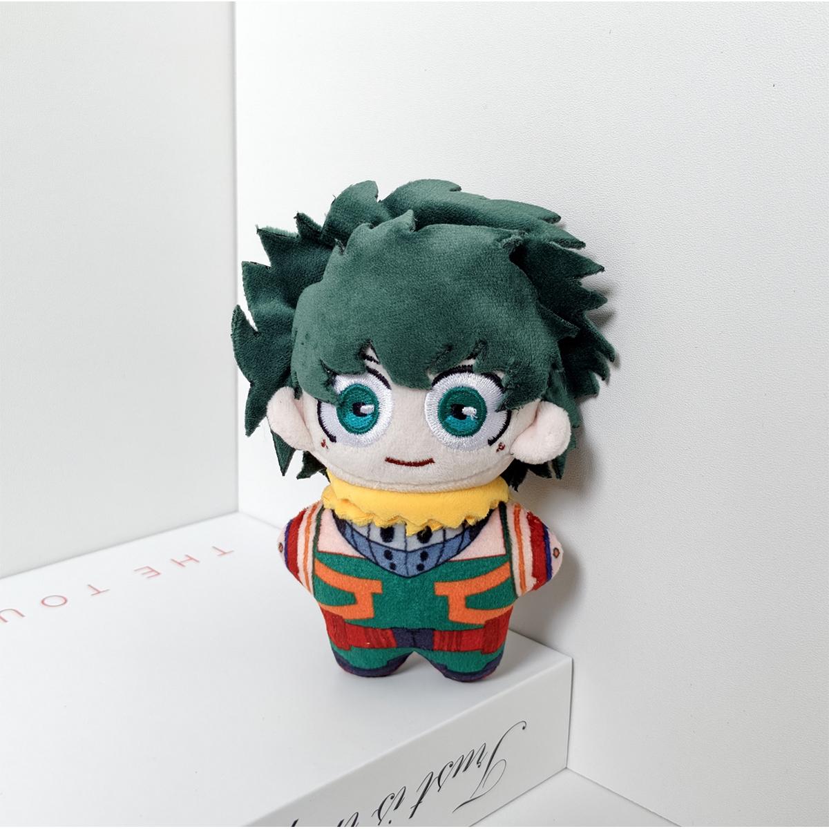 MHA Anime Midoriya Izuku Bakugou Katsuki Plush Keychain Todoroki Shoto Figure Cosplay doll Cartoon Props Stuffed Plush Toys Gift