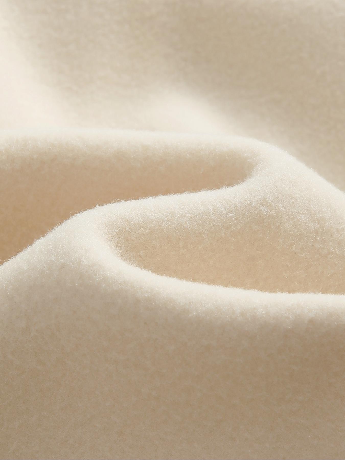 Men's Cartoon Cat & Letter Print Drawstring Thermal Lined Hoodie, Casual Regular Fit Long Sleeve Pocket Hooded Sweatshirt for Fall & Winter, Men's Clothes for Daily Wear