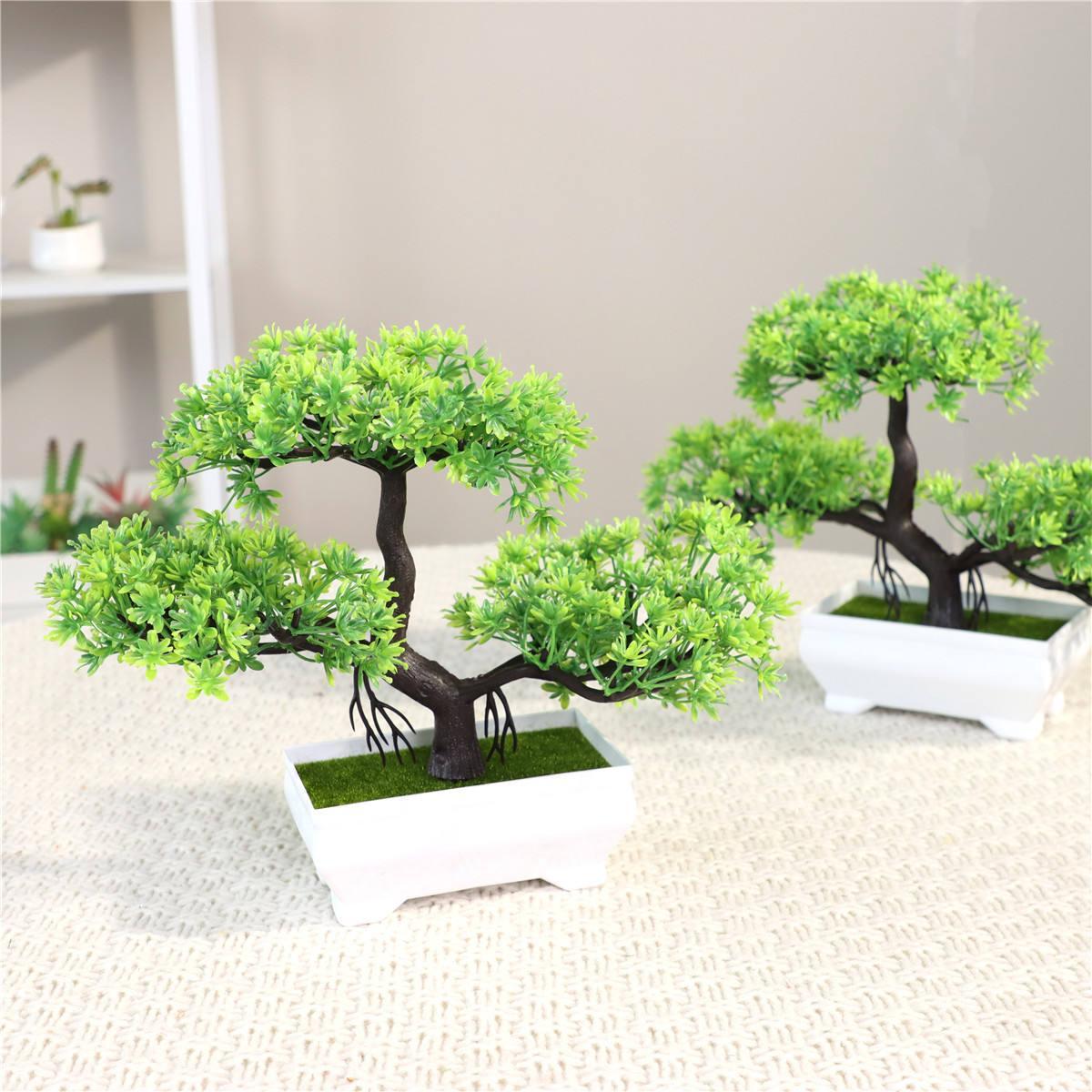 Artificial Faux Plant, 1 Count Decorative Plant Indoor Plants Decor for Home Living Room, Bedroom and Dining Room, Home Decor Supplies, Decorative Fake Plants, Decorative Desk Plant, Artificial Potted Plant