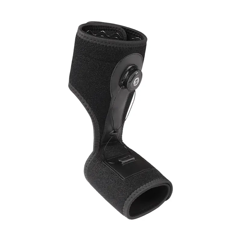Masda Rotary Ankle Protector - Stable, Durable Aluminum Strip Support, Adjustable Telescopic Strap, Lightweight Foot Drop Orthosis, Maintains Correct Foot Alignment, Prevents Muscle Contractures, Reduces Ankle Plantar Flexion (Shoe-Compatible)