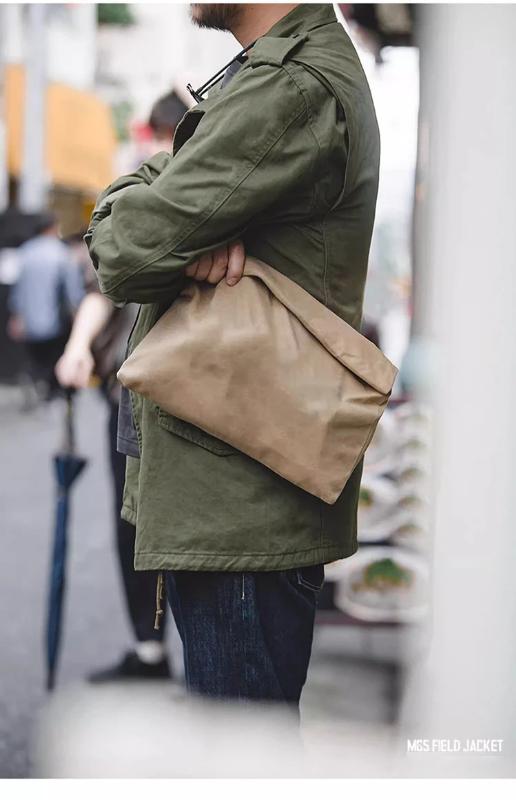 Kyn Apparel  Field Jacket, Men's Military Jacket, Retro Multi Pocket Collar Zipper Jacket,