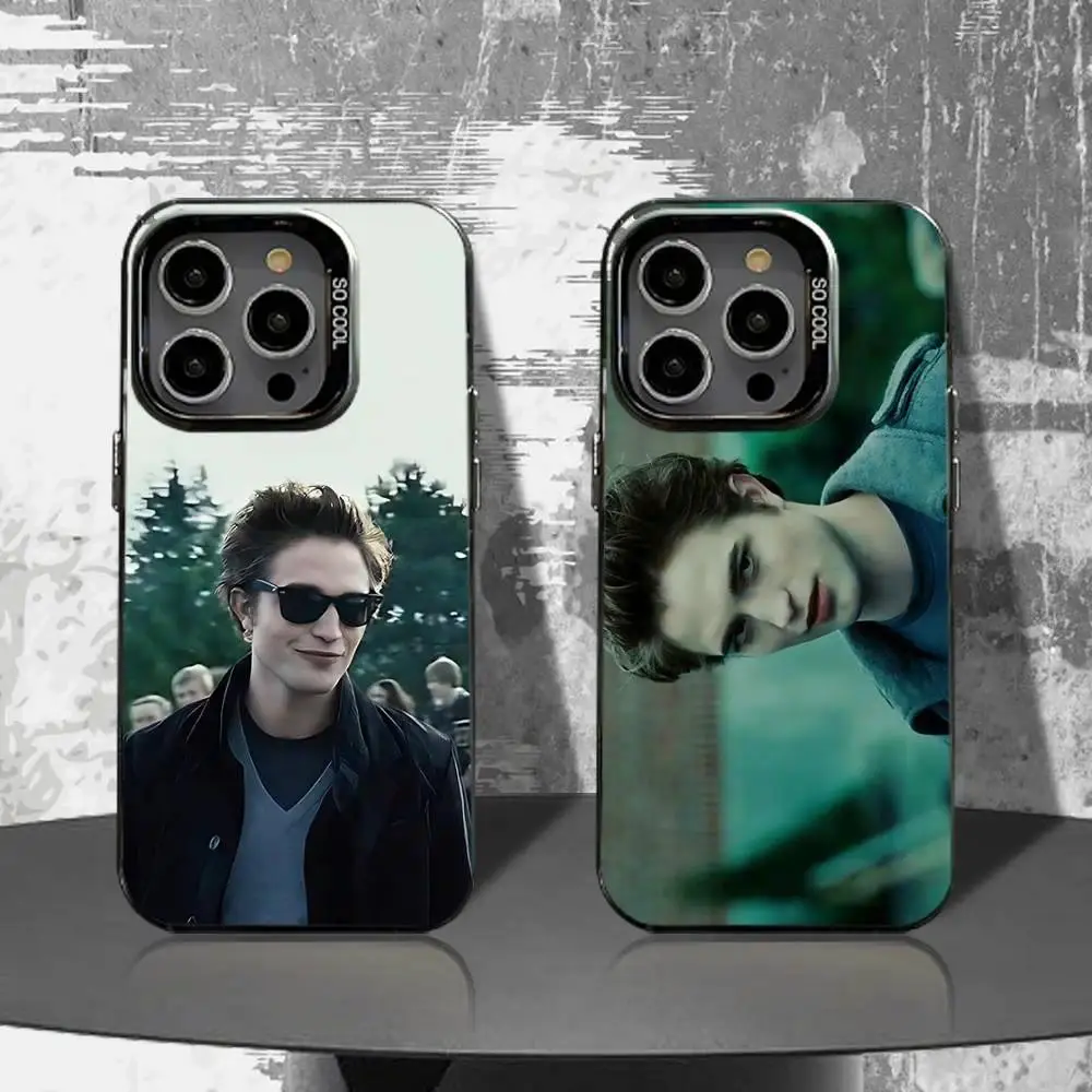 Twilight Edward Phone Case Black Matte Shockproof Cover Designed for iPhone 11-17 Pro Max/Plus & Samsung Galaxy S23-S25