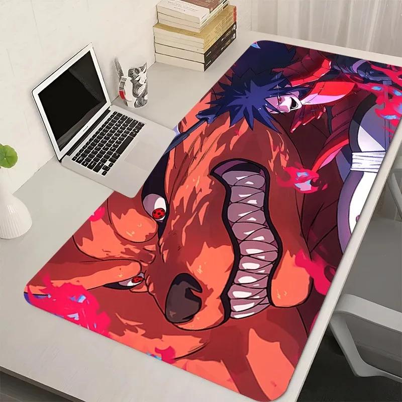 'Black And White Anime Mousepad N-Naruto Madara U-Uchiha New Large Desk Mat Keyboard Office Carpet Laptop Gaming Soft Mouse Pad'