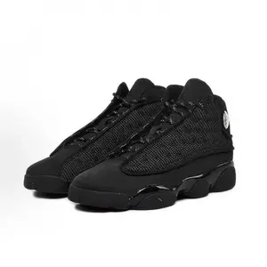 Retro Black Cat High-Top Basketball Shoes for Men Classic Look Black Color High-top Style Ideal for Basketball Games and Casual Wear New Unisex