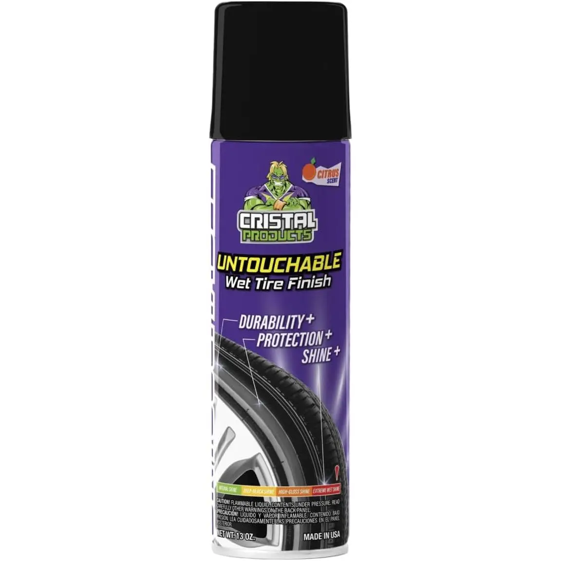 Untouchable Tire Shine  (1 Pack) – Citrus Scent, Wet Look Tire Shine, No Sling, Long Lasting  Tire Shine, No  Application