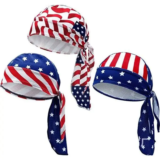 Breathable Skull Cap for Men, Extendable Soft Cotton Do Rag - Lightweight Quick-Dry Helmet Liner for Biking and Outdoor Sports, 55-60 cm, Adjustable Strap, Running, Sports Headwrap