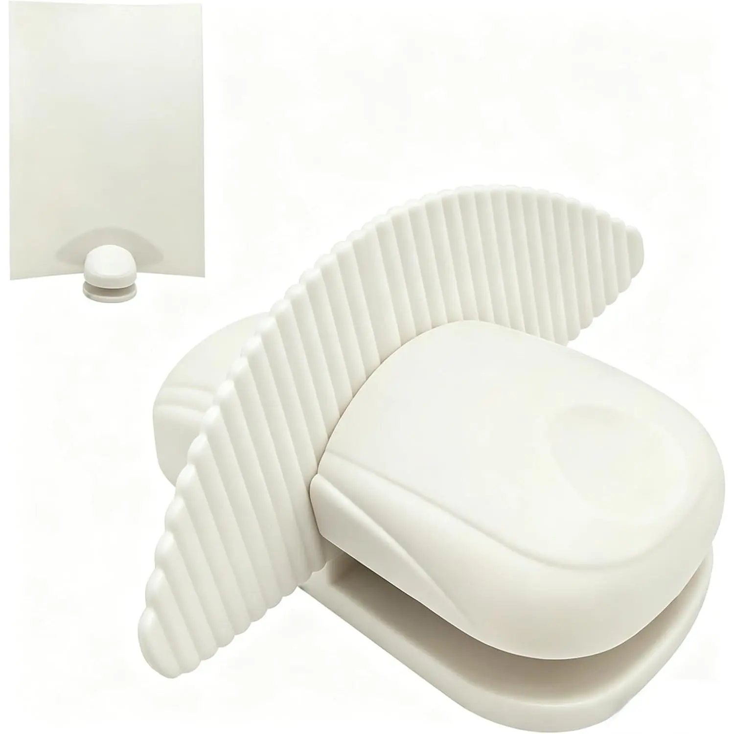 Portable Desktop Document Holder Stand for Desk Typing, Fits A4 Paper Documents for Office Reading, White
