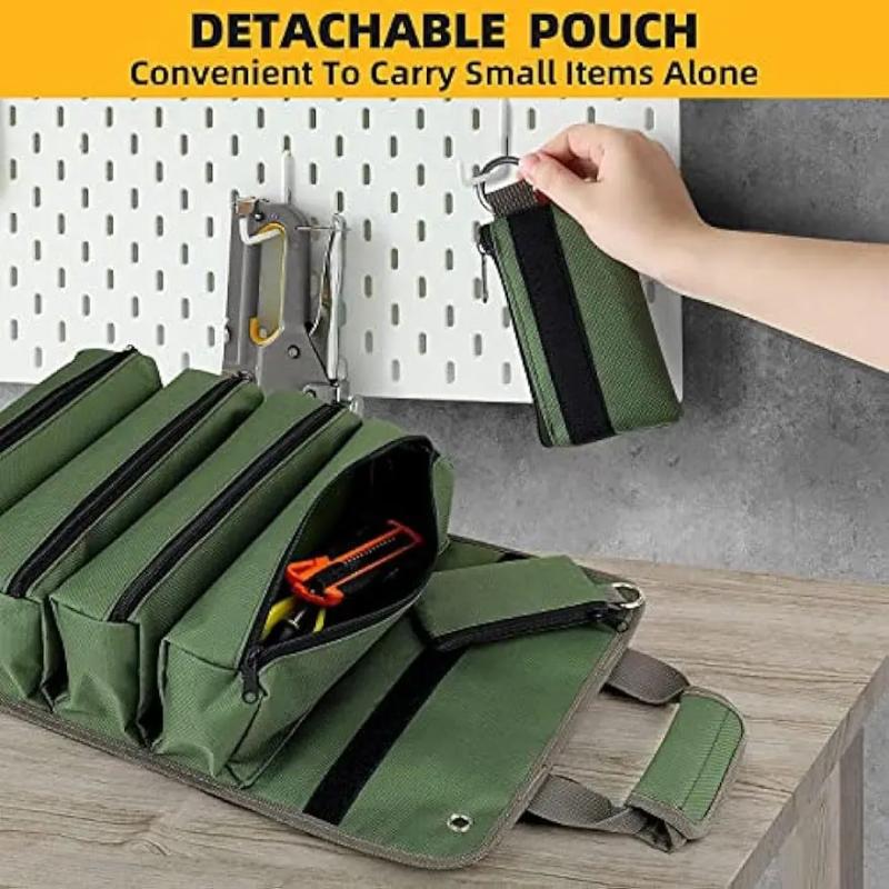 Hardware Tool Kit New Repair Electrician Bag Handheld Back Carrying Dual purpose Tool Roll Bag Multi functional Tool Kit