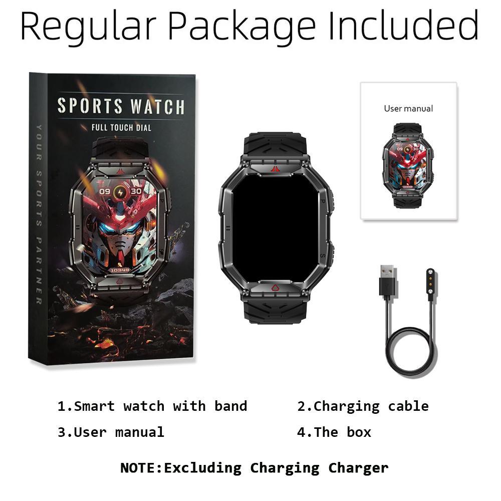 Multifunctional Smart Watch, Fashion Digital Watch with Heart Rate Monitoring and Sleep Tracking, Sports Watch for Women & Men, Wearable