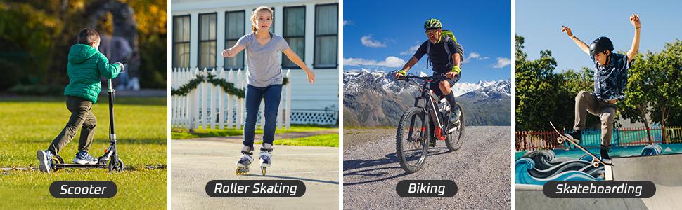 Wrist Guard, Wrist Guards for Roller Skating, Skateboarding, Wristsavers Brace Protective Gear for Adults/Kids/Youth (1 Pair)