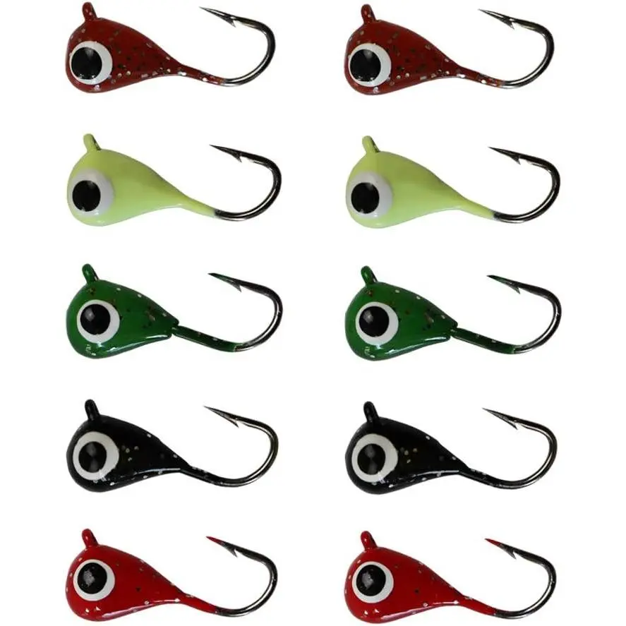 Ice Fishing Jigs Lead Jig Heads Fishing Lure Jigs Winter Metal Lures