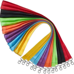 Cruise Lanyards Solid Durable14 Pack 7 Colors, For ID Card Badge Holder Office  ,wide 0.79inch (2cm)