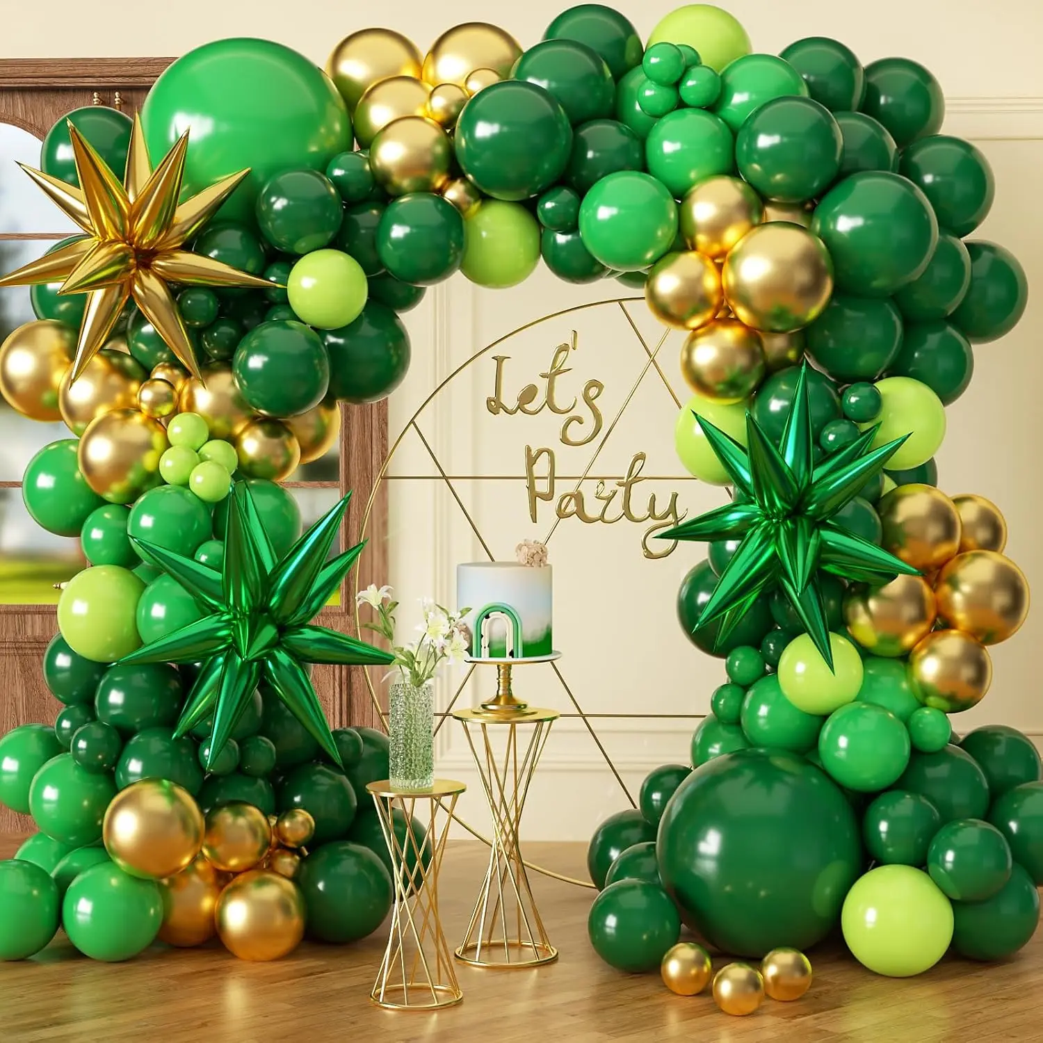 Red Rose  Balloon Arch Kit Garland with  Balloons