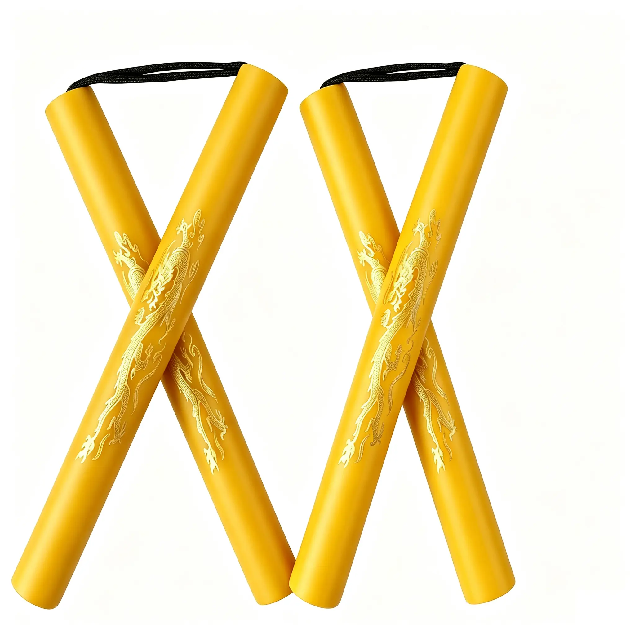 Nunchucks Rubber Foam Training Tool, Safe Martial Arts Gear for Kids Practice & Beginner Training