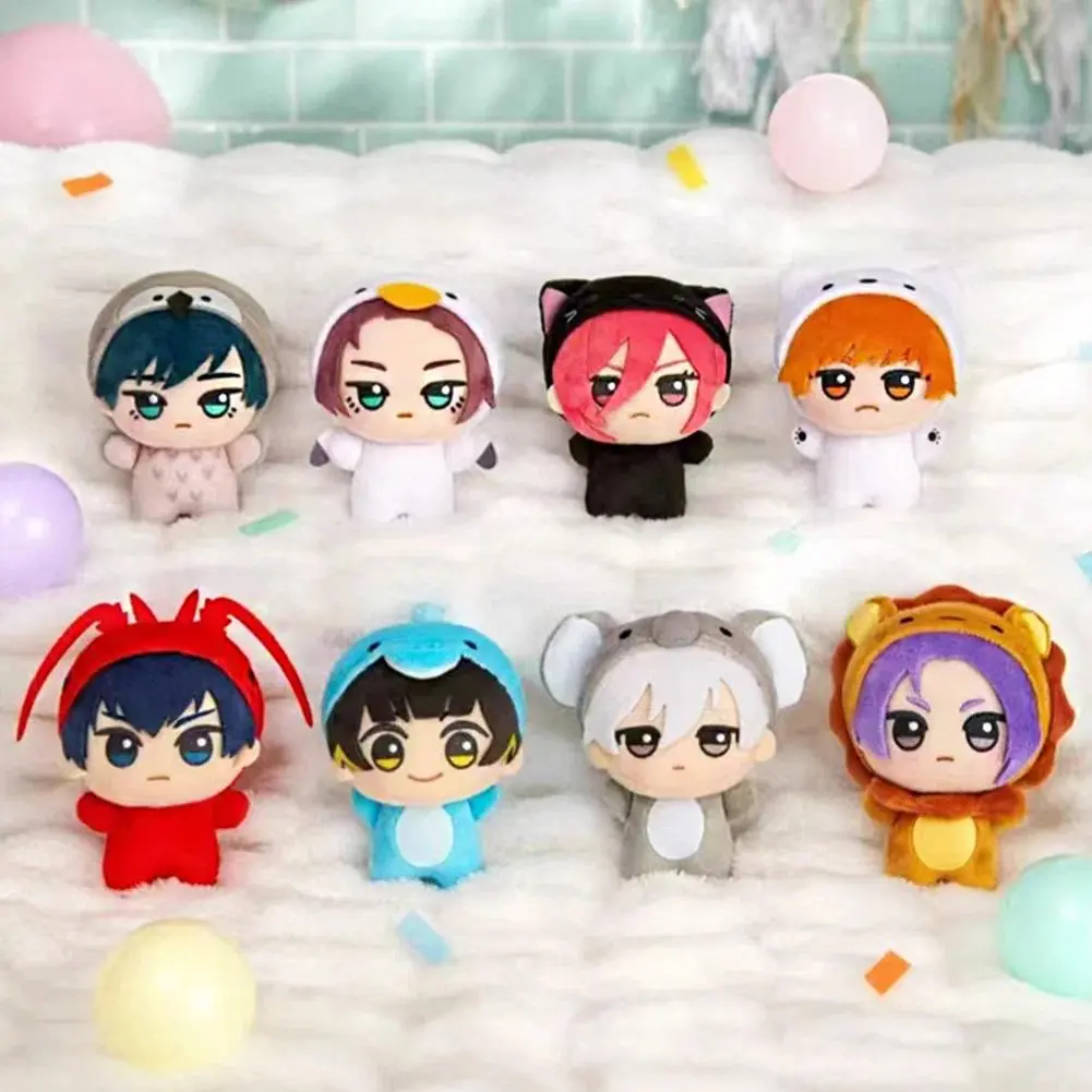Anime Character Plush Pendant Keychain - Yoichi Isagi, Seishiro Nagi, Mikage Reo, Rin Itoshi, Sae Itoshi, Bachira Meguru - Home Decor Statue Figurine, Bedding Accessory, Throw Pillow/Cushion Charm, Backpack Toy Gift