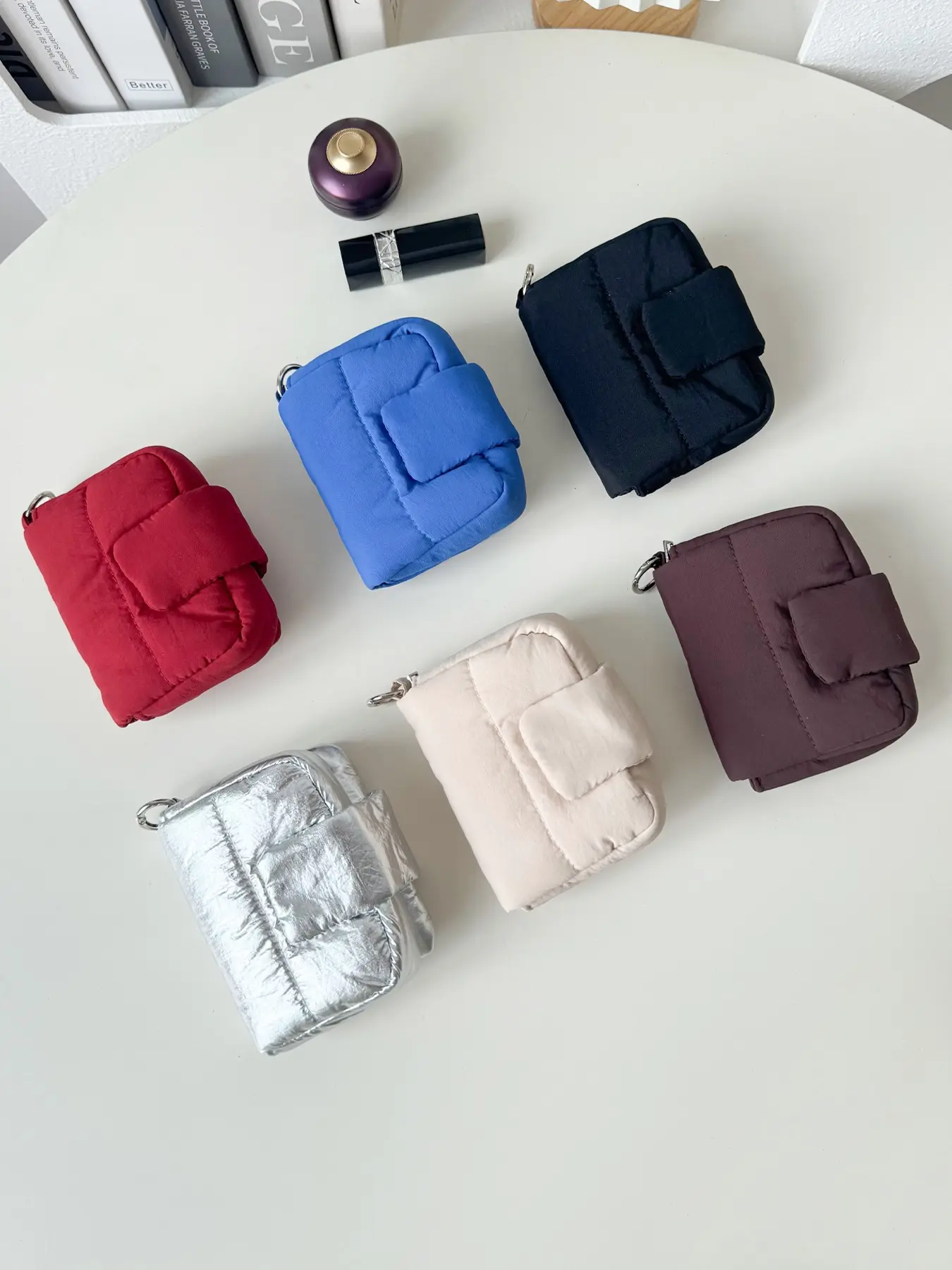 Simple Cute Nylon Storage Bag, Korean Style New Multi-Function Wallet, Cute Wallets, Coin Purse, Card Holder, Commuter Handbag, All Seasons
