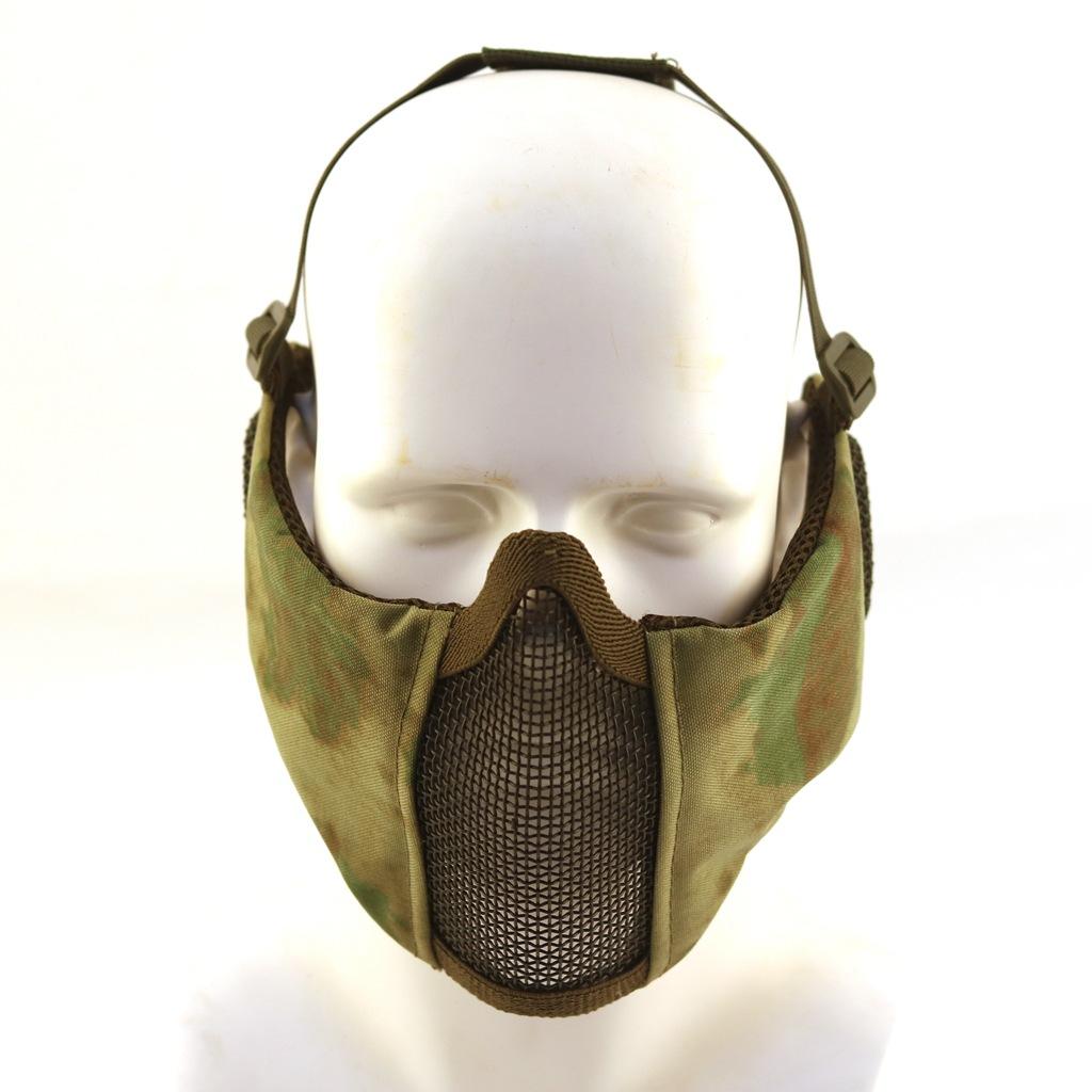 Iron mesh steel wire mask Outdoor field iron mesh mask, half-face steel wire mesh real CS protective mask