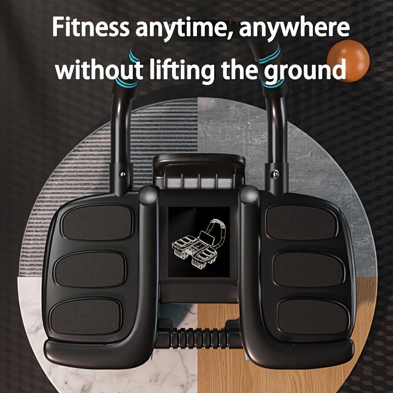 Smart Automatic Bounce Ab Roller, 4-Wheel Core Strength Trainer, Portable Home Gym Equipment for Men & Women, Elbow Support Included, Abdominal Exercise Equipment, Abdominal Workout Equipment