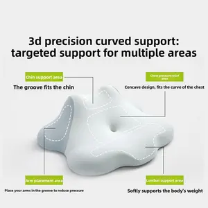Somelle Ergonomic Nap Pillow | Balanced Neck Support for Reading, Scrolling & Relaxing
