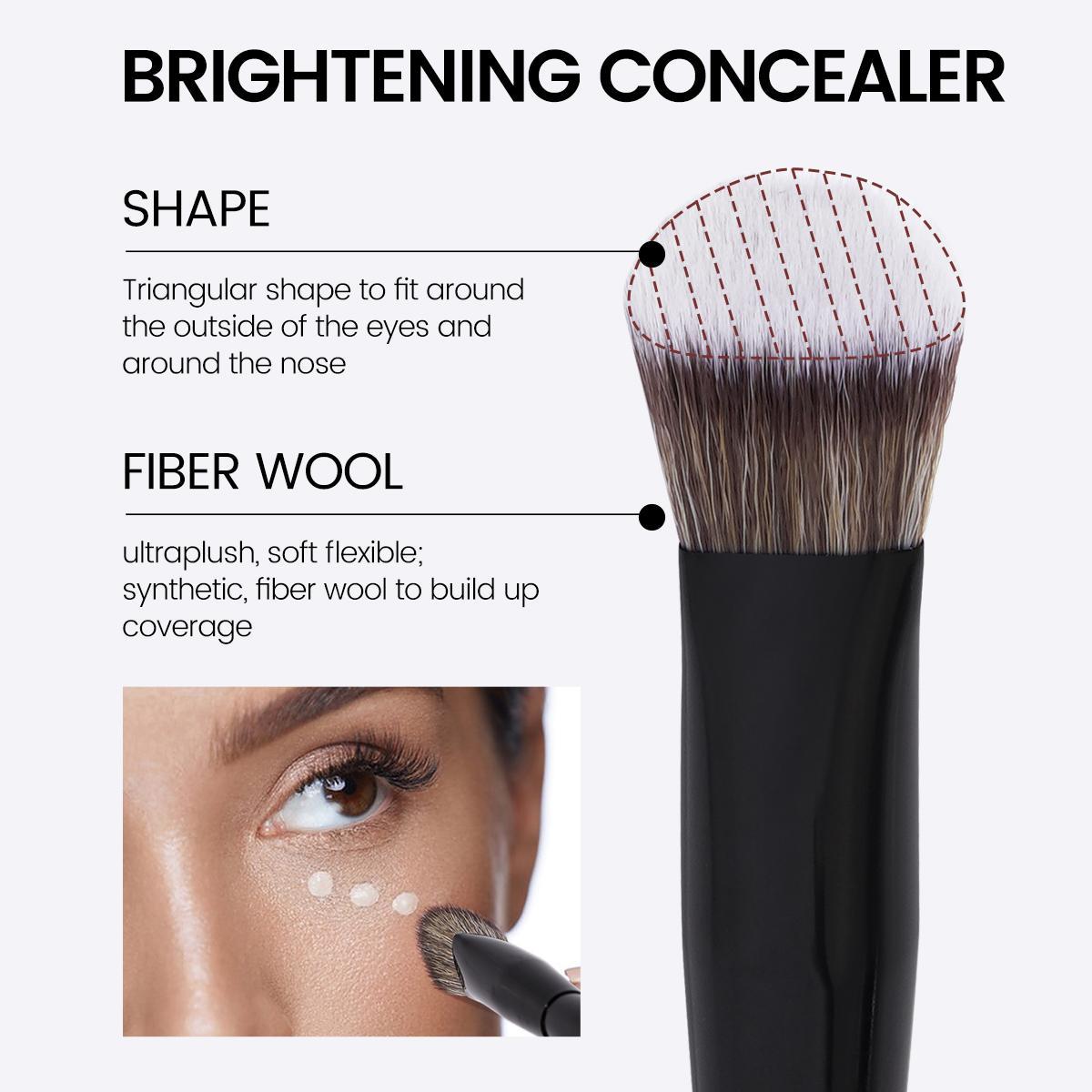 MAANGE Professional Makeup Brush Set, 4 Pcs/Set Versatile Soft Makeup Brushes for Foundation, Eye Shadows & Highlighter, Brushes with Comfortable Grip #GLOBAL PICKS
