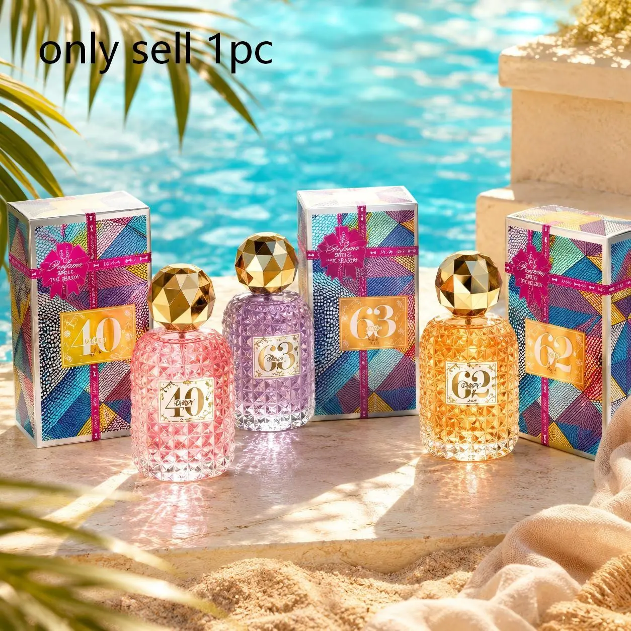 Women's Eau De Parfum 5ML, Pitahaya Fruity Floral Scent, Vanilla Jasmine Perfume, Summer Vacation Fragrance, Fresh & Long-Lasting