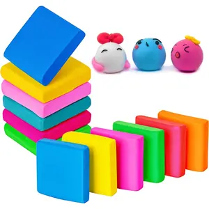 12 Pcs No Smudge Kneaded Erasers, Moldable Gum Eraser Clay for Artists Drawing Sketching, Soft Pencil Erasers for Kids Students, Bulk Classroom Gifts