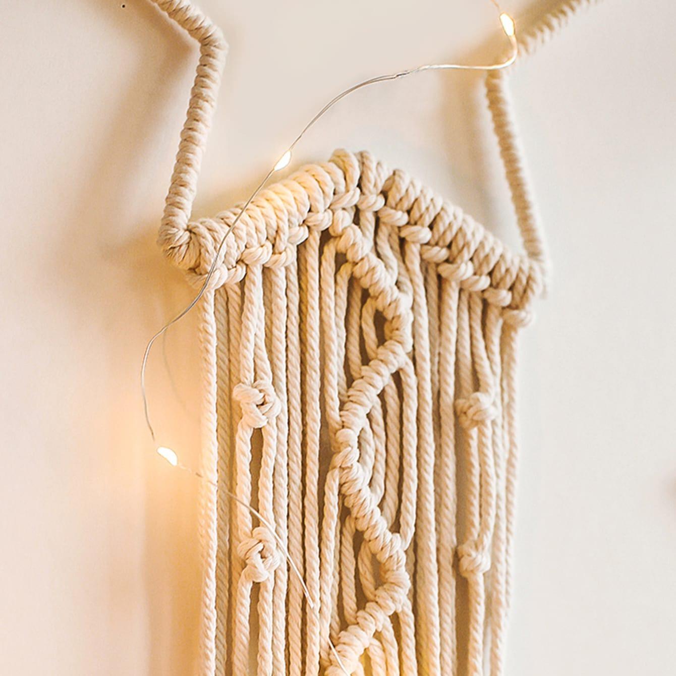 Tassel Dream Catcher Hanging Ornaments, 1 Set Hand Woven Lace Stars Moon Dreamcatcher Wall Hanging Decor without LED Lights, Hangable Wall Art for Home, Bedroom, Hanging Room Decor, Boho Decoration, Interior Wall Decor