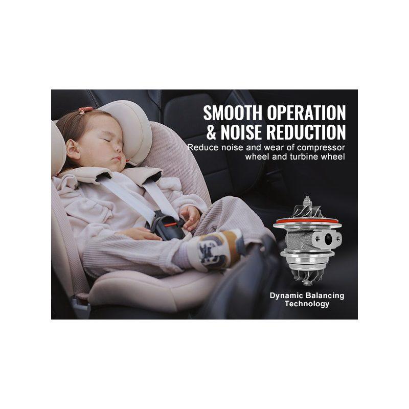 VEVOR Turbo Turbocharger with Gasket Kit, Turbo Charger Replacement for Car Engines, Compatible with 2.5L-6.0L Engine Displacements, Heat Resistance Engine Turbocharger with K418 Alloy Impeller