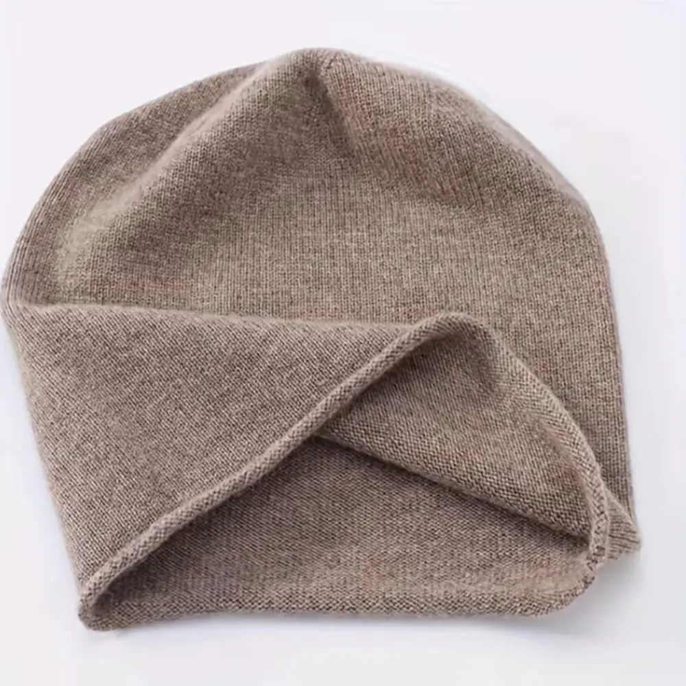 Fashion Knitted Beanie Hat, Casual Winter Headwear, Fall&winter Warmth, Elastic & Breathable, Unisex Comfortable Ear Cover, Fashionable Hats