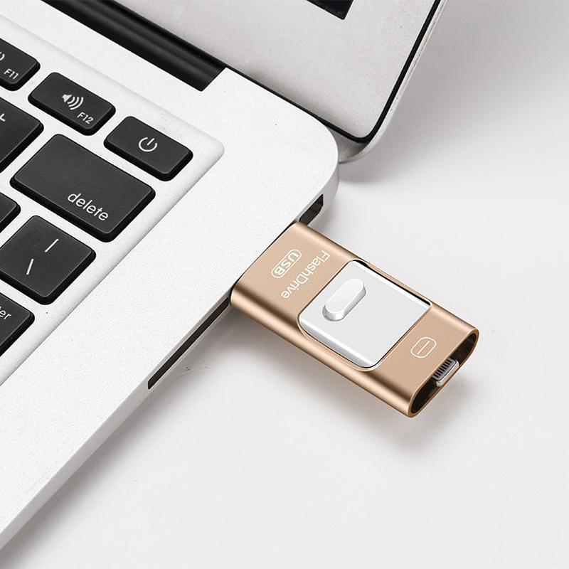 3 in 1 USB Flash Drive, 1 Count High Speed USB 3.0 Memory Storage, OTG Thumb Drive for Smart Phones, PC and More Devices, Portable Flash Drives