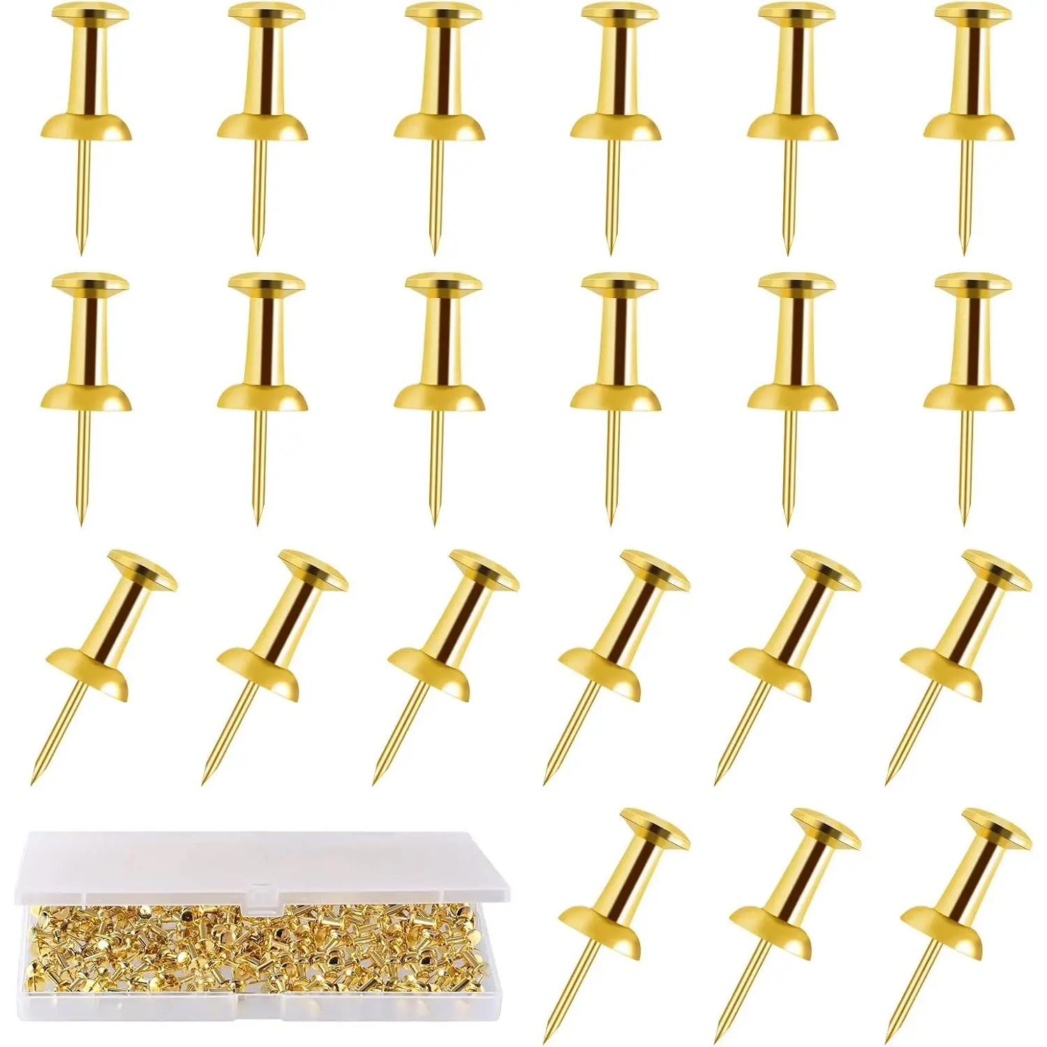 200 Count  Push Pins Thumb Tacks for Bulletin Board