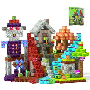100PCS/150PCS Magnetic Building Cubes Set for Kids, Strong Magnetic Blocks Construction Toy, STEM Montessori Educational Learning Toys, Creative 3D Building Set, Sensory Open-Ended Play, Preschool Magnet Toys, Birthday Christmas Gifts for Boys Girls Ages