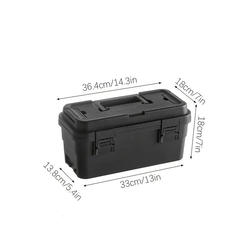 Waterproof Multi-Functional Tool Box, Stackable & Connectable Design, Ideal for Home, Car, Outdoor Use, Durable Organizer Solution, Toolbox