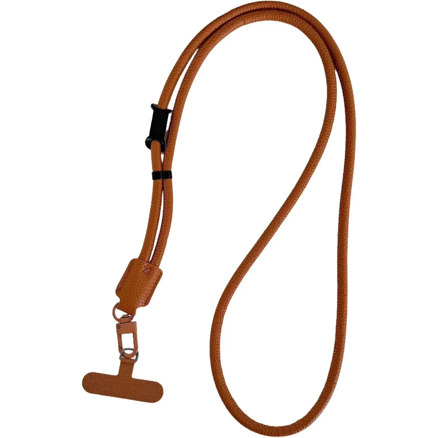 Phone Leather Lanyard with Tabs,Adjustable Anti  Phone Crossbody Strap for  and Smartphone,Purse