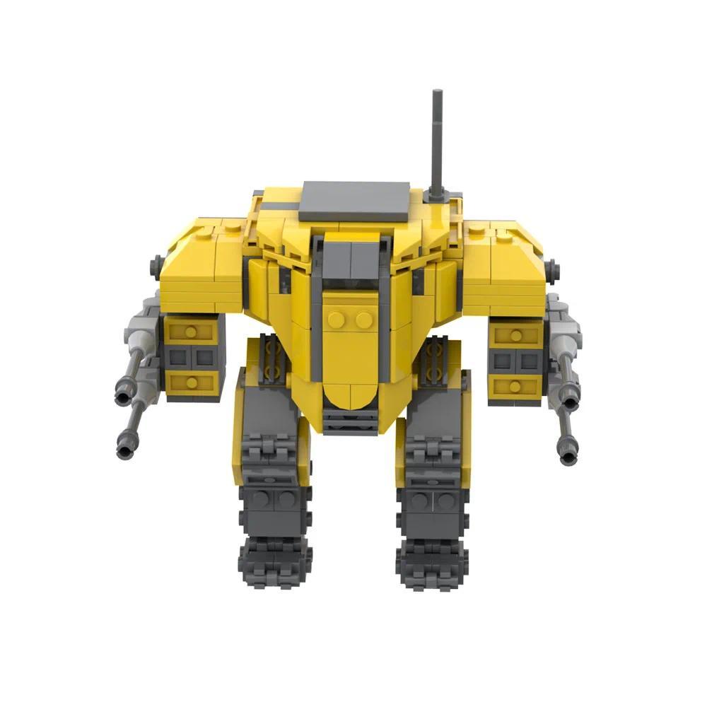 Gobricks MOC Helldivers 2 Super Destroyer Bricks Model EX Emancipator Exosuit Building Blocks Pelican-1 Shuttle DIY Assemble Toy